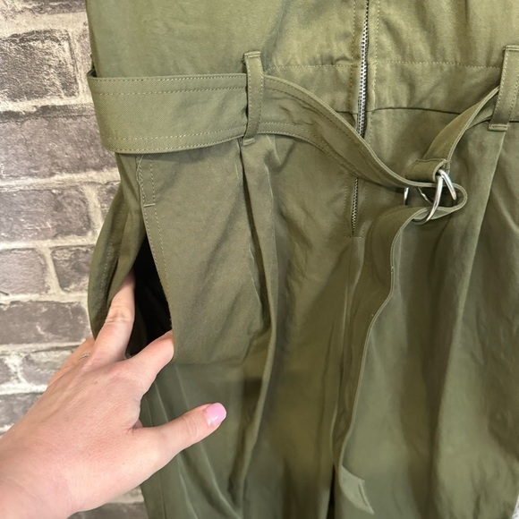 NWT Helmut Lang Khaki Utility Jumpsuit burnt olive - Picture 10 of 16